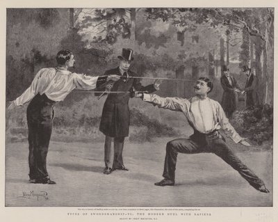 Types of Swordsmanship, VI, the Modern Duel with Rapiers by Percy Macquoid